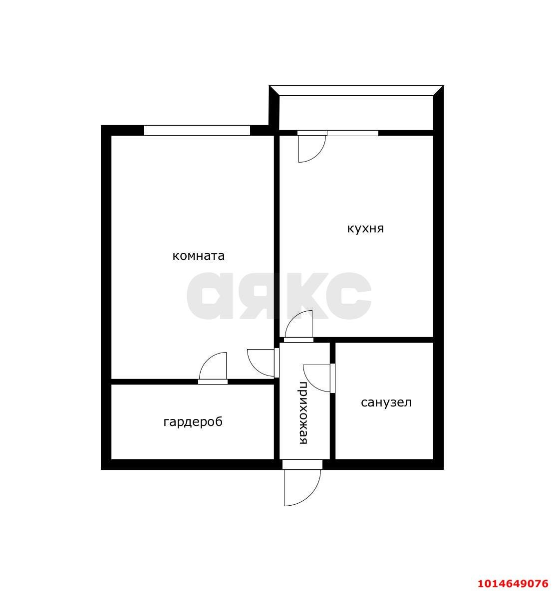 Фото №17: 1-комнатная квартира 43 м² - Краснодар, Молодёжный, ул. Душистая, 71
