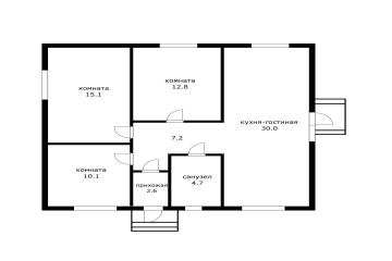 Фото №5: Дом 88 м² - Старокорсунская, мкр. Карасунский внутригородской округ, ул. Полевая, 25