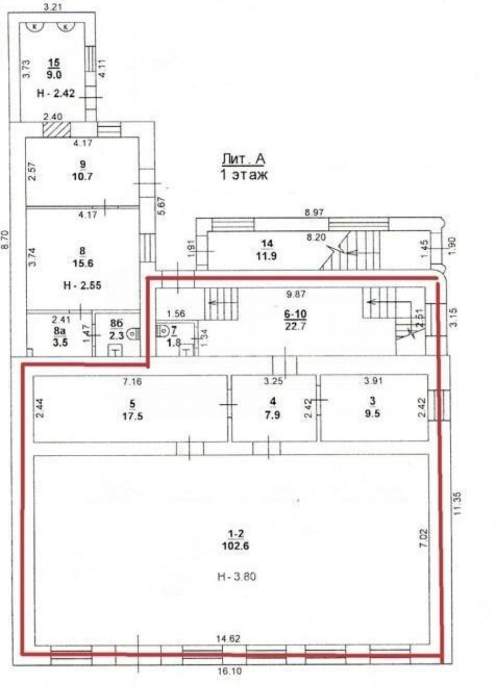 Фото №10: Коммерция 164 м² - Ростов-на-Дону, Нахичевань, ул. Советская, 3