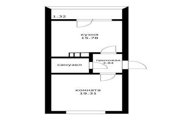 Фото №2: 1-комнатная квартира 42 м² - Краснодар, мкр. Камвольно-суконный Комбинат, ул. Магистральная, 11