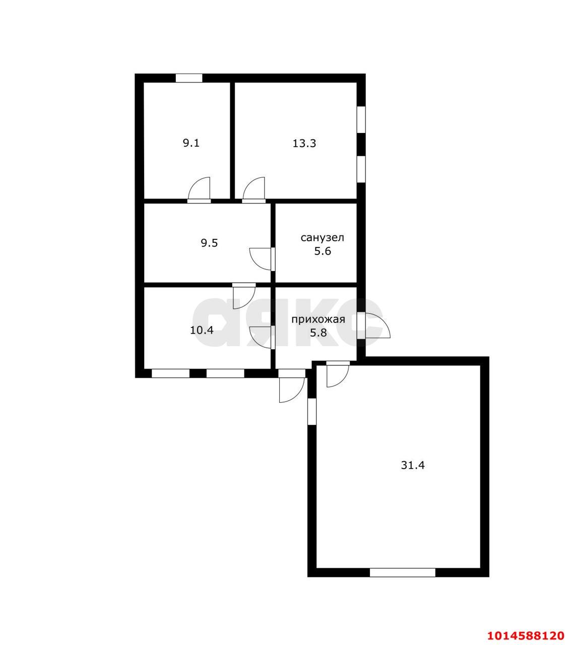 Фото №6: Дом 85 м² + 2.38 сот. - Тлюстенхабль, ул. Ленина, 18