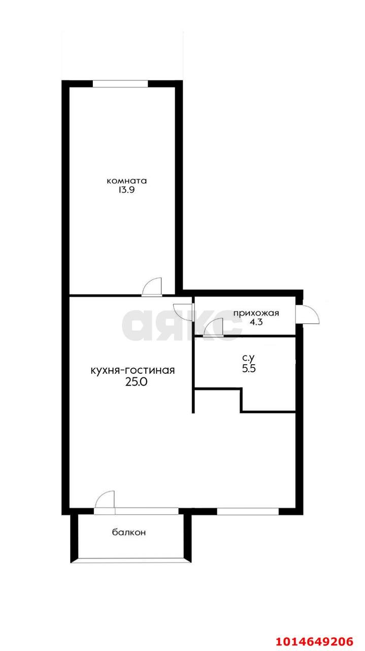 Фото №12: 2-комнатная квартира 48 м² - Краснодар, Гидростроителей, ул. имени Игнатова, 33