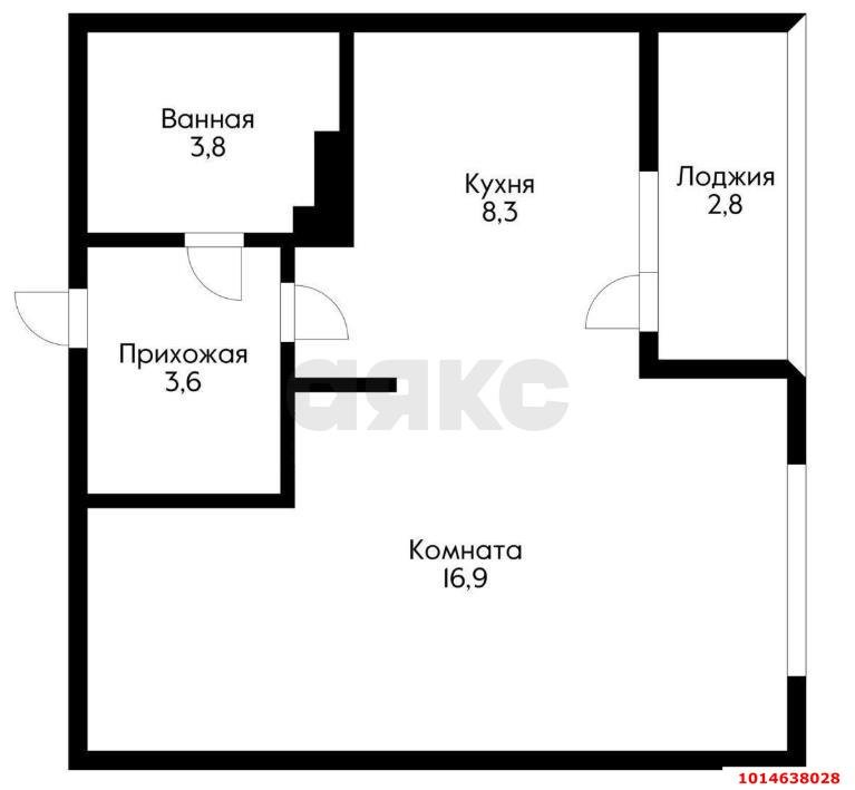 Фото №8: 1-комнатная квартира 31 м² - Краснодар, Новознаменский, ул. Войсковая, 22к2