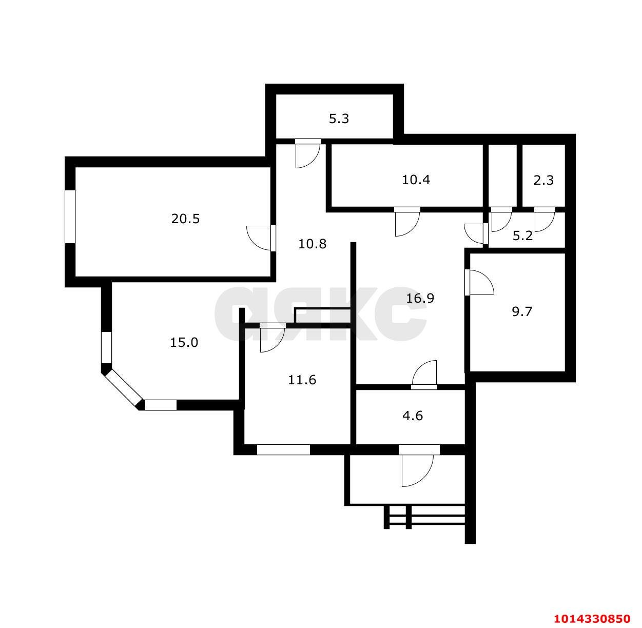 Фото №8: Торговое помещение 113 м² - Краснодар, Центральный, ул. Митрофана Седина, 131