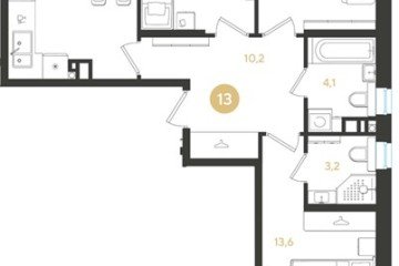 Фото №1: 3-комнатная квартира 82 м² - Краснодар, мкр. Прикубанский внутригородской округ, 