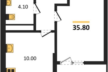 Фото №1: 1-комнатная квартира 35 м² - Краснодар, мкр. Прикубанский внутригородской округ, 