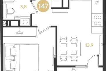 Фото №1: 1-комнатная квартира 39 м² - Краснодар, мкр. Прикубанский внутригородской округ, 