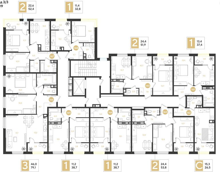 Фото №8: 2-комнатная квартира 51 м² - Краснодар, мкр. Прикубанский внутригородской округ