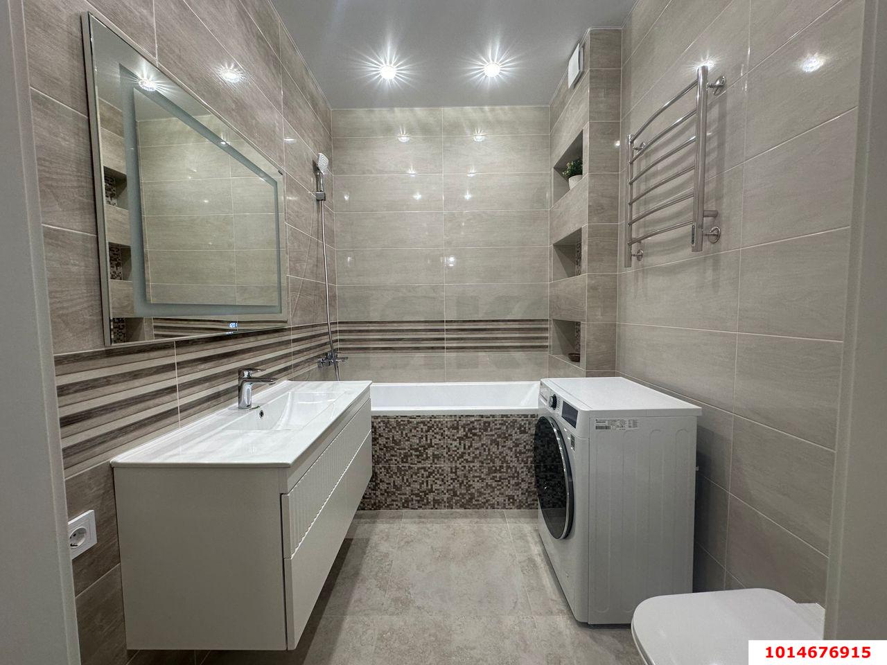 Фото №8: 1-комнатная квартира 43 м² - Краснодар, Прикубанский внутригородской округ, Фестивальный, мкр. Солнечный, ул. имени Симиренко, 71к2