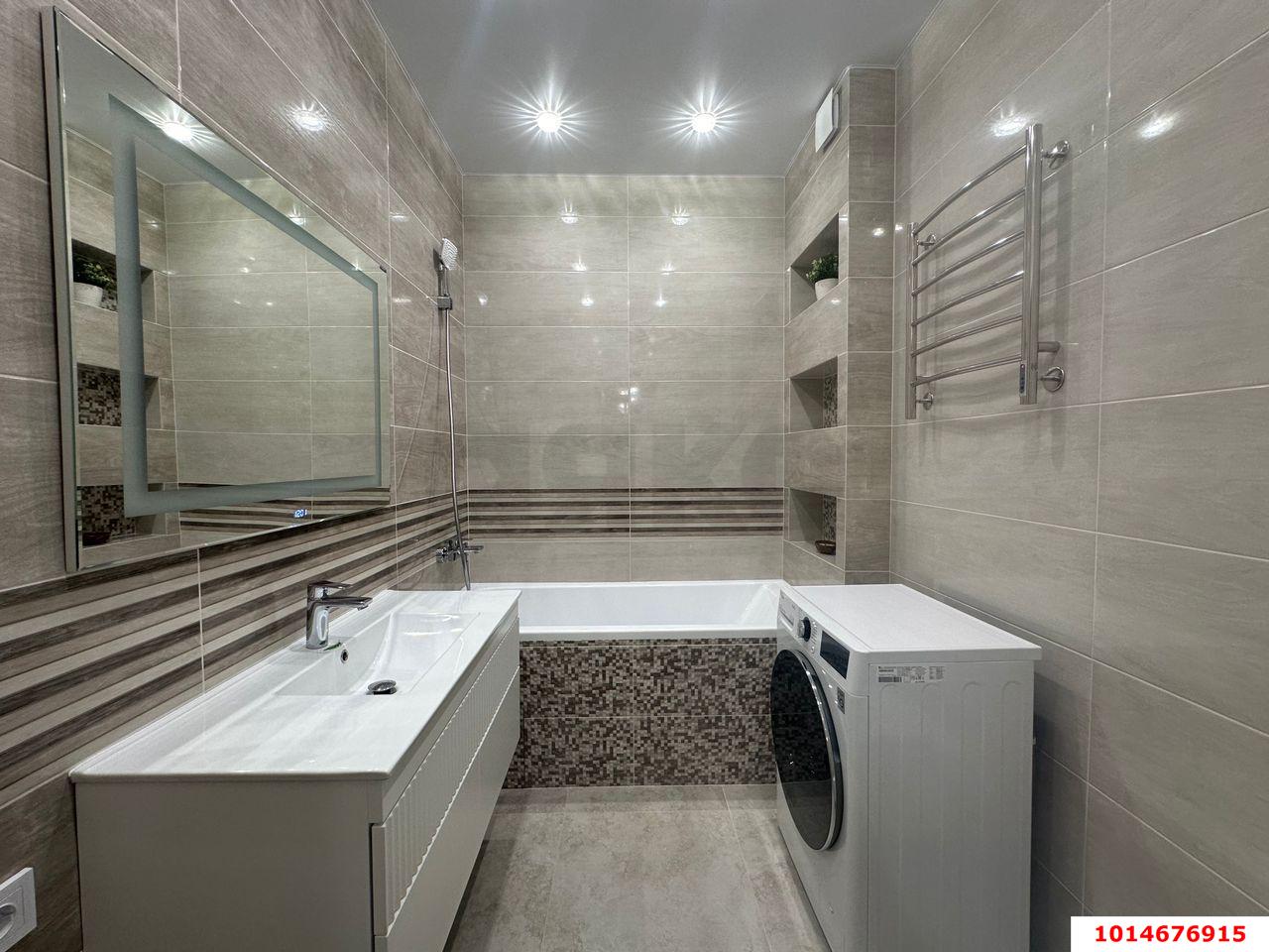 Фото №9: 1-комнатная квартира 43 м² - Краснодар, Прикубанский внутригородской округ, Фестивальный, мкр. Солнечный, ул. имени Симиренко, 71к2