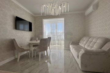 Фото №1: 1-комнатная квартира 43 м² - Краснодар, мкр. Солнечный, ул. имени Симиренко, 71к2