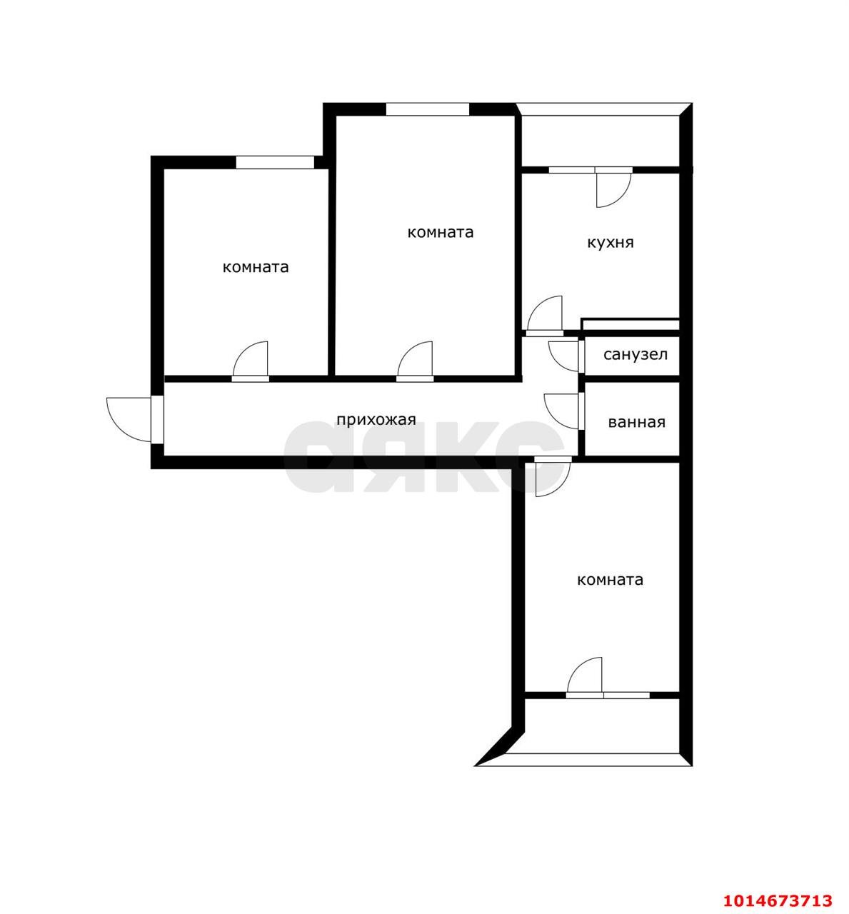 Фото №7: 3-комнатная квартира 87 м² - Краснодар, Гидростроителей, ул. Игнатова, 4/3к2