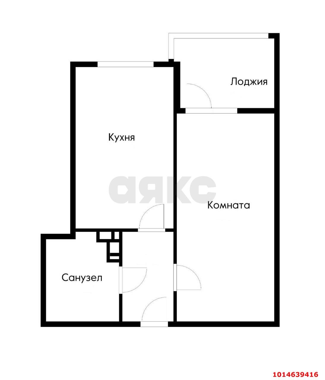 Фото №5: 1-комнатная квартира 36 м² - Южный, жилой комплекс История-2, ул. Казачья, 6к2