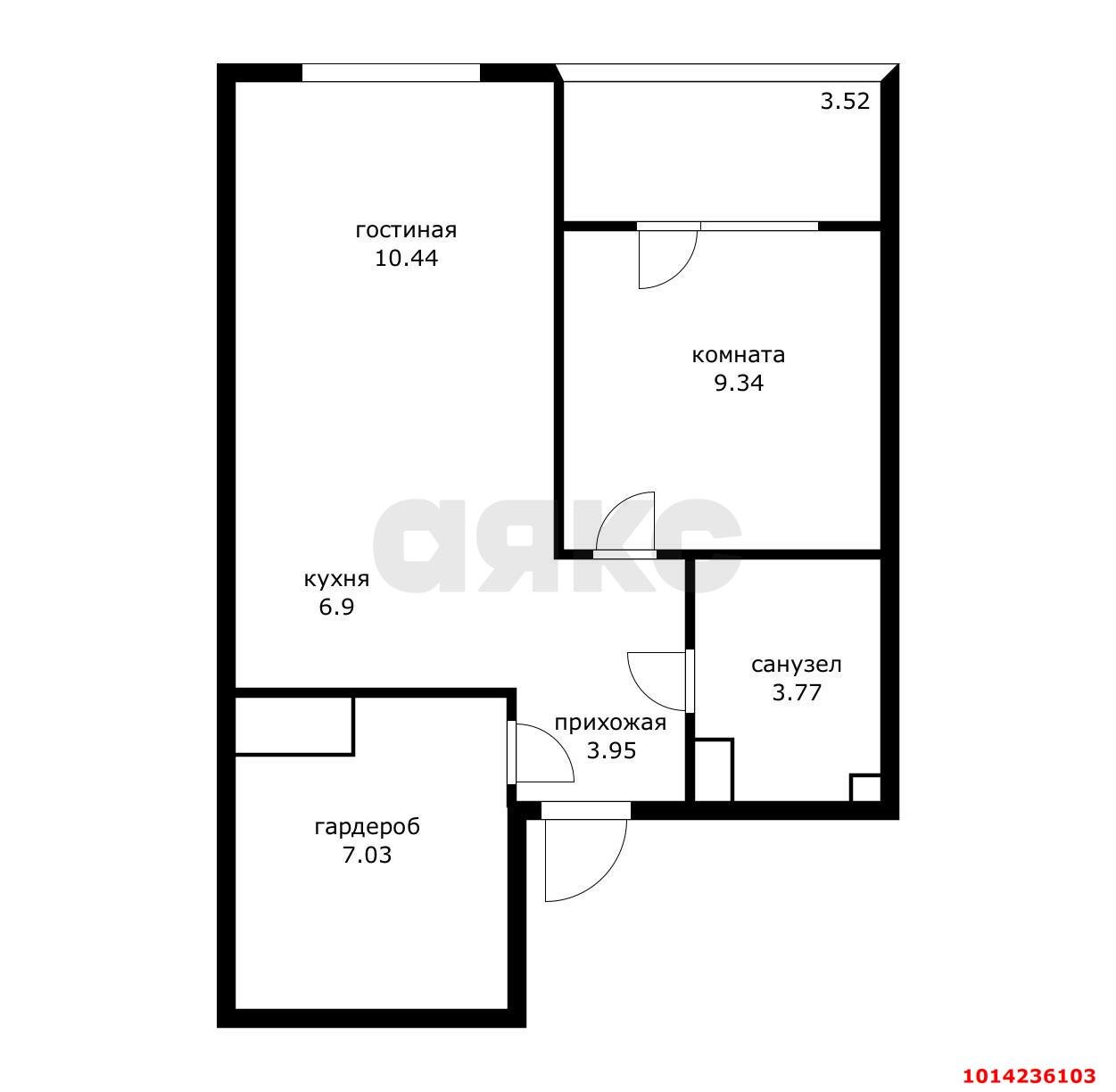 Фото №13: 1-комнатная квартира 43 м² - Краснодар, жилой квартал Патрики, ул. Сормовская, лит1/1