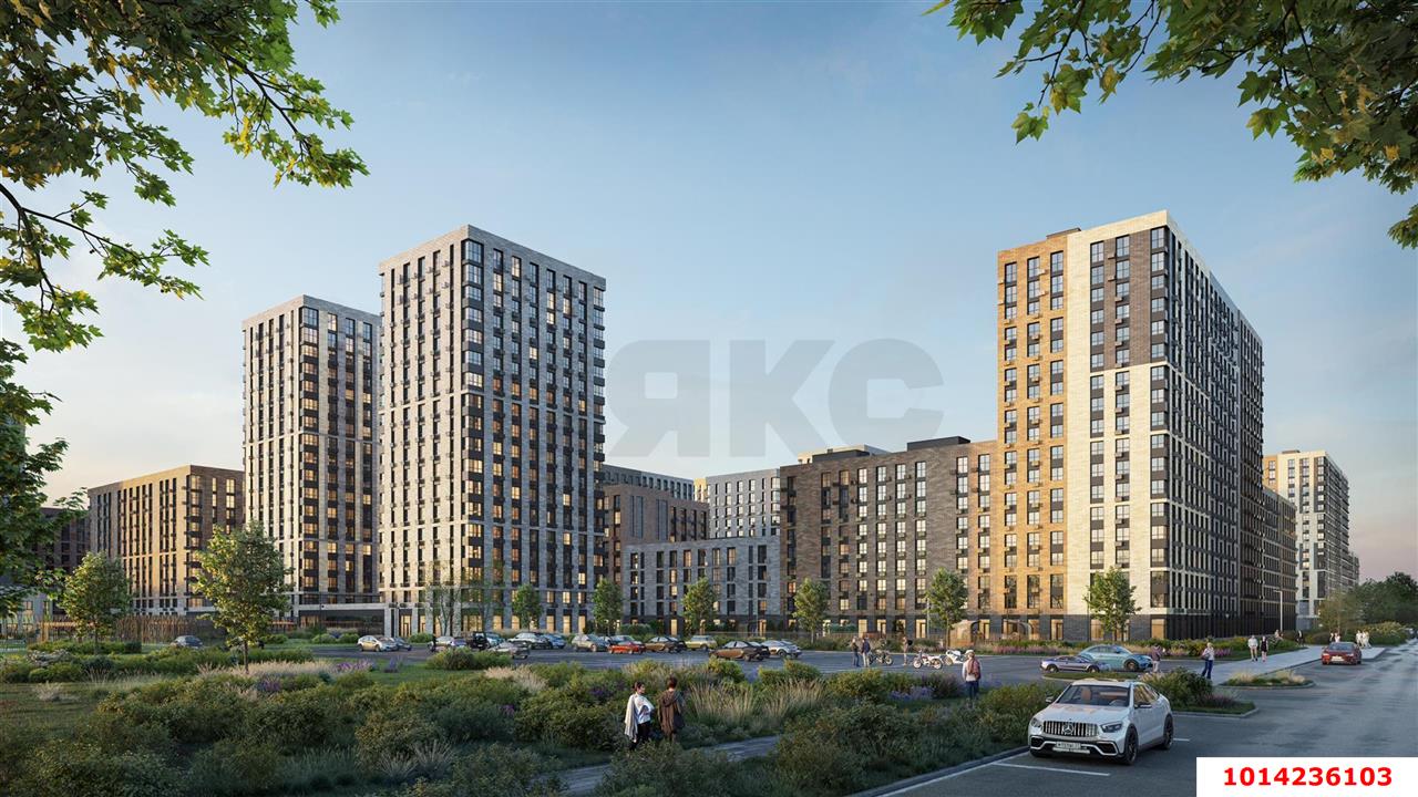 Фото №3: 2-комнатная квартира 43 м² - Краснодар, жилой квартал Патрики, ул. Сормовская, лит1/1