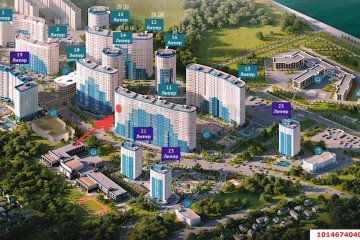 Фото №5: 1-комнатная квартира 31 м² - Краснодар, мкр. жилой комплекс Фонтаны, ул. Воронежская, 47/10
