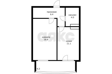 Фото №2: 1-комнатная квартира 38 м² - Краснодар, мкр. жилой комплекс Зеленодар, ул. Садовое Кольцо, 3