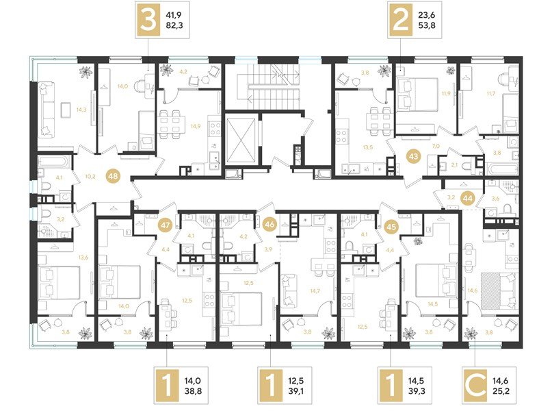 Фото №8: 2-комнатная квартира 53 м² - Краснодар, мкр. Прикубанский внутригородской округ