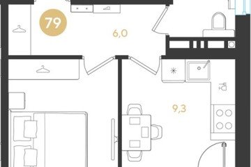 Фото №1: 1-комнатная квартира 37 м² - Краснодар, мкр. Прикубанский внутригородской округ, 