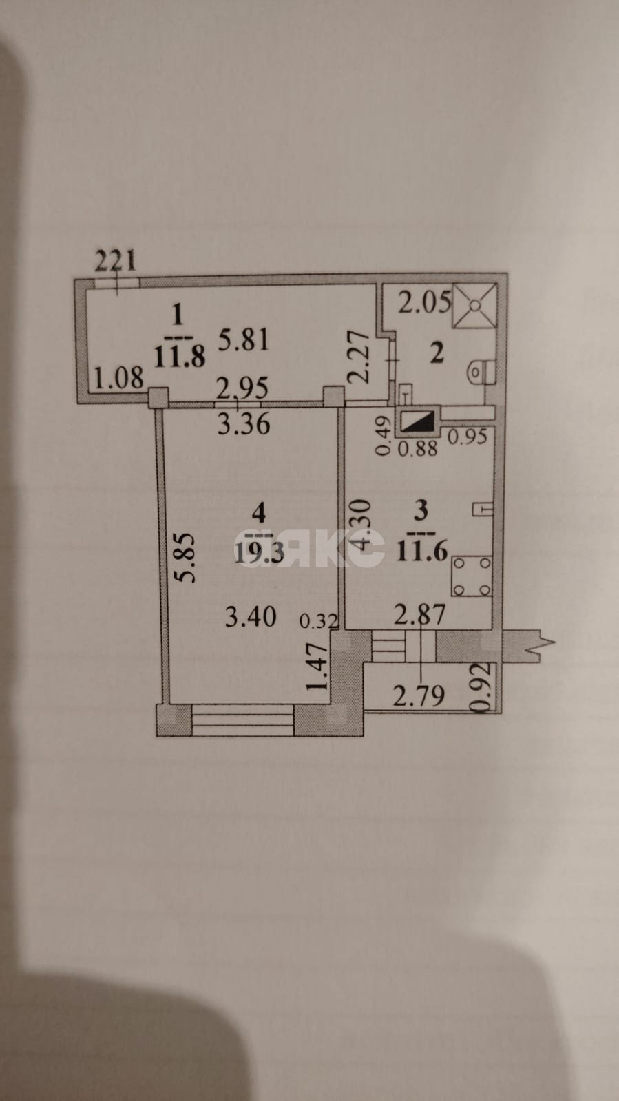 Фото №29: 1-комнатная квартира 47 м² - Липецк, Елецкий, ул. Осканова, 6
