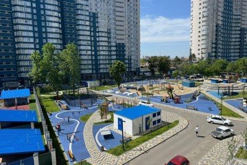 Фото №1: 1-комнатная квартира 29 м² - Краснодар, мкр. жилой комплекс Фонтаны, ул. Воронежская, 47/14