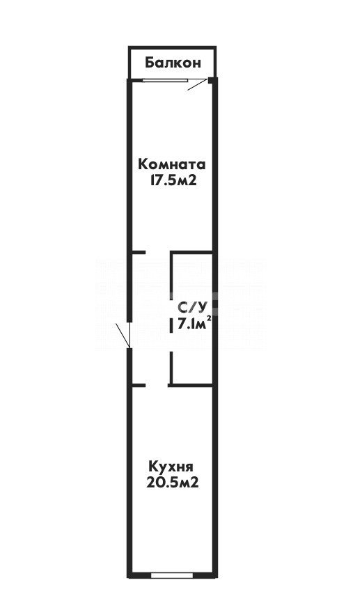 Фото №14: 1-комнатная квартира 53 м² - Геленджик, жилой комплекс Черноморский-2, ул. Крымская, 22к12