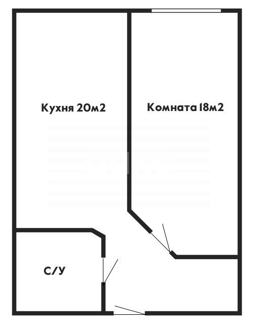 Фото №10: 1-комнатная квартира 56 м² - Геленджик, жилой комплекс Черноморский-2, ул. Крымская, 22к21