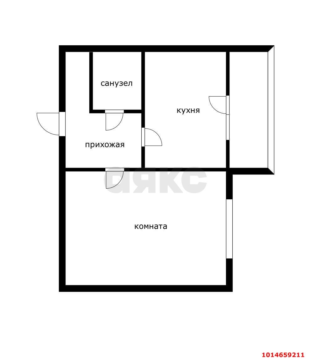 Фото №15: 1-комнатная квартира 40 м² - Берёзовый, Витаминкомбинат, ул. Целиноградская, 4/2Б