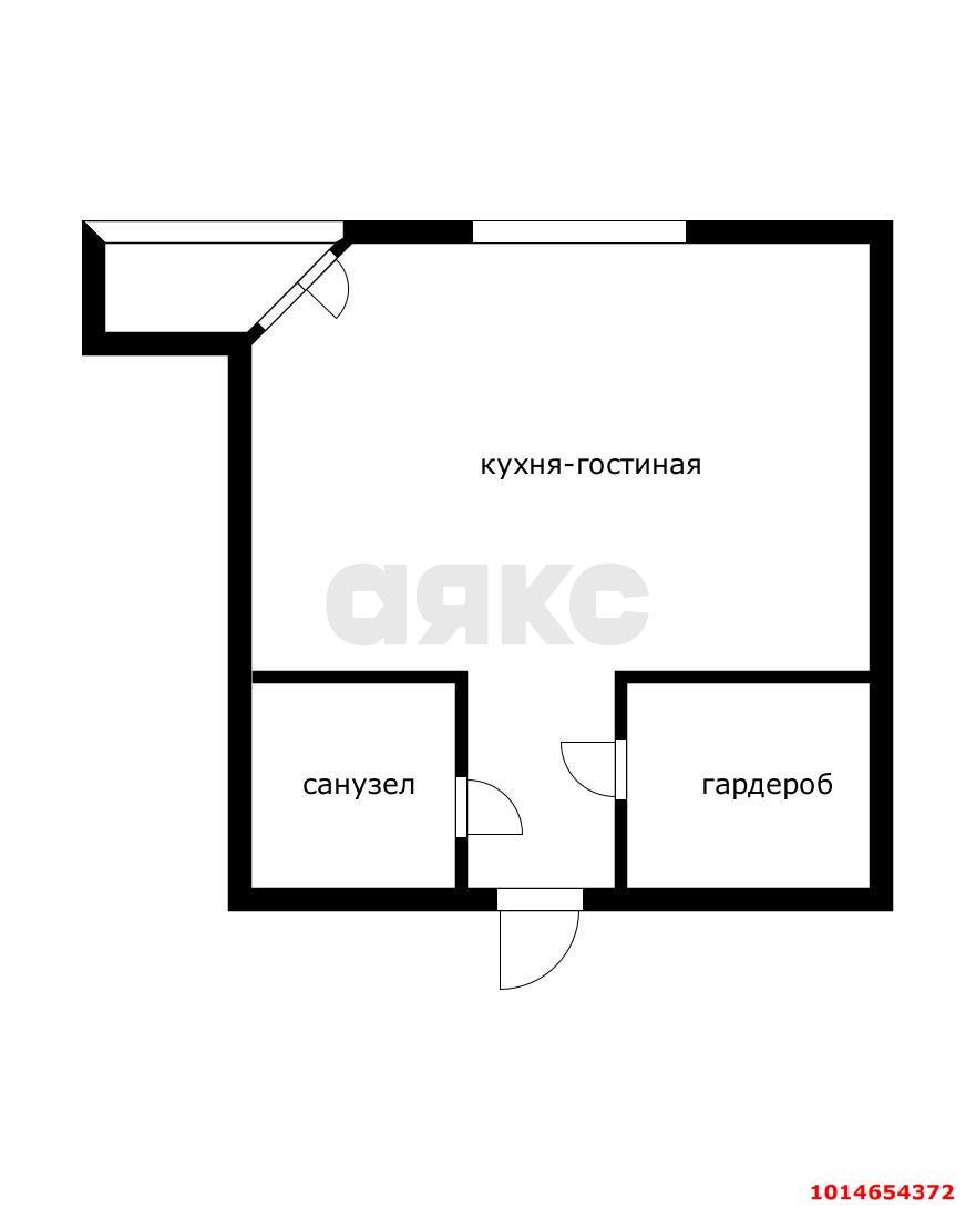 Фото №8: Студия 27 м² - Краснодар, Светлоград, ул. Красных Партизан, 1/4к3
