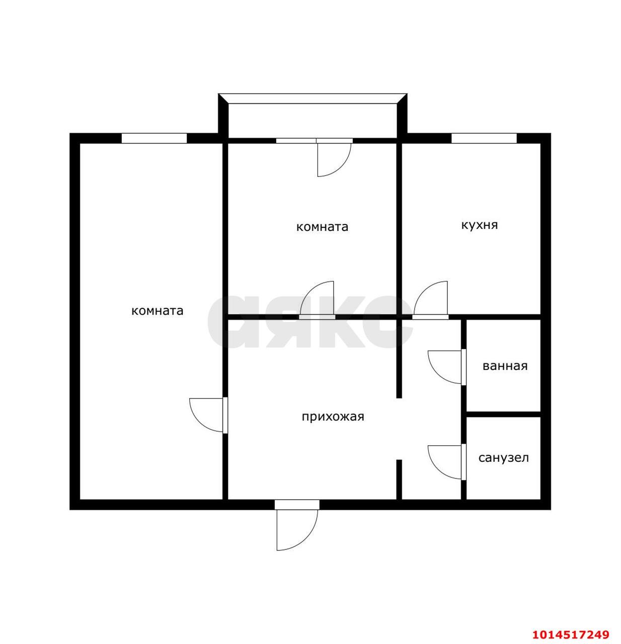 Фото №20: 2-комнатная квартира 54 м² - Краснодар, Завод Измерительных Приборов, ул. Зиповская, 48