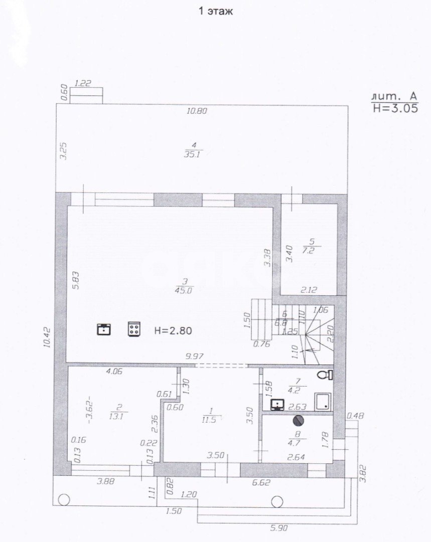 Фото №29: Дом 177 м² + 4 сот. - Супсех, ул. Центральная