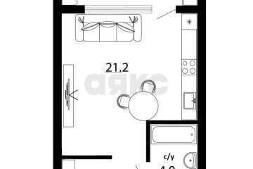 Фото №2: Студия 31 м² - Южный, ул. Северная, 52