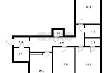 Фото №2: 3-комнатная квартира 115 м² - Краснодар, мкр. Западный внутригородской округ, ул. Кожевенная, 28/1