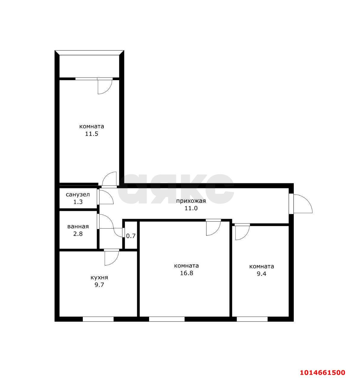 Фото №18: 3-комнатная квартира 65 м² - Краснодар, Прикубанский внутригородской округ, мкр. 40 лет Победы, ул. Армавирская, 60