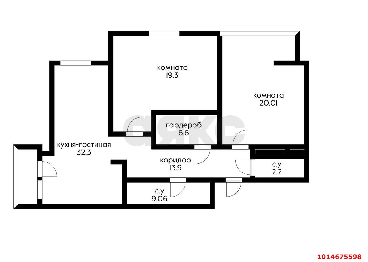 Фото №13: 3-комнатная квартира 110 м² - Краснодар, Прикубанский внутригородской округ, Фестивальный, мкр. Солнечный, ул. Памяти Чернобыльцев, 8