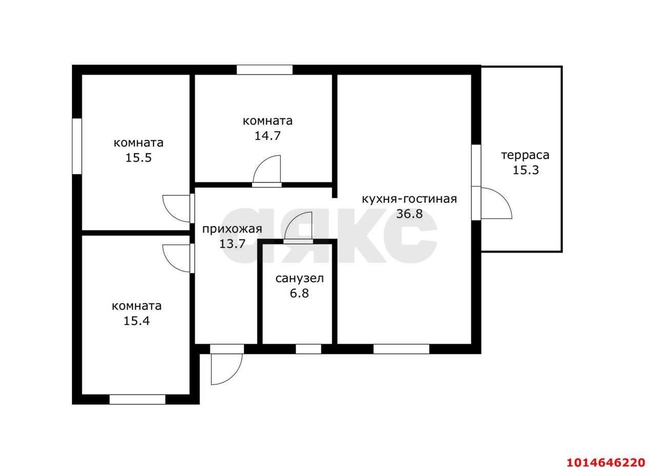 Фото №13: Дом 110 м² + 5 сот. - Старобжегокай, ул. Калинина