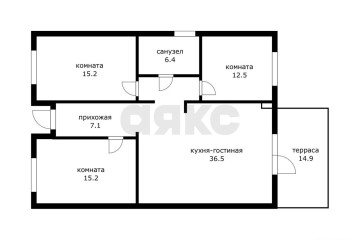 Фото №3: Дом 105 м² - Старобжегокай, ул. Чкалова