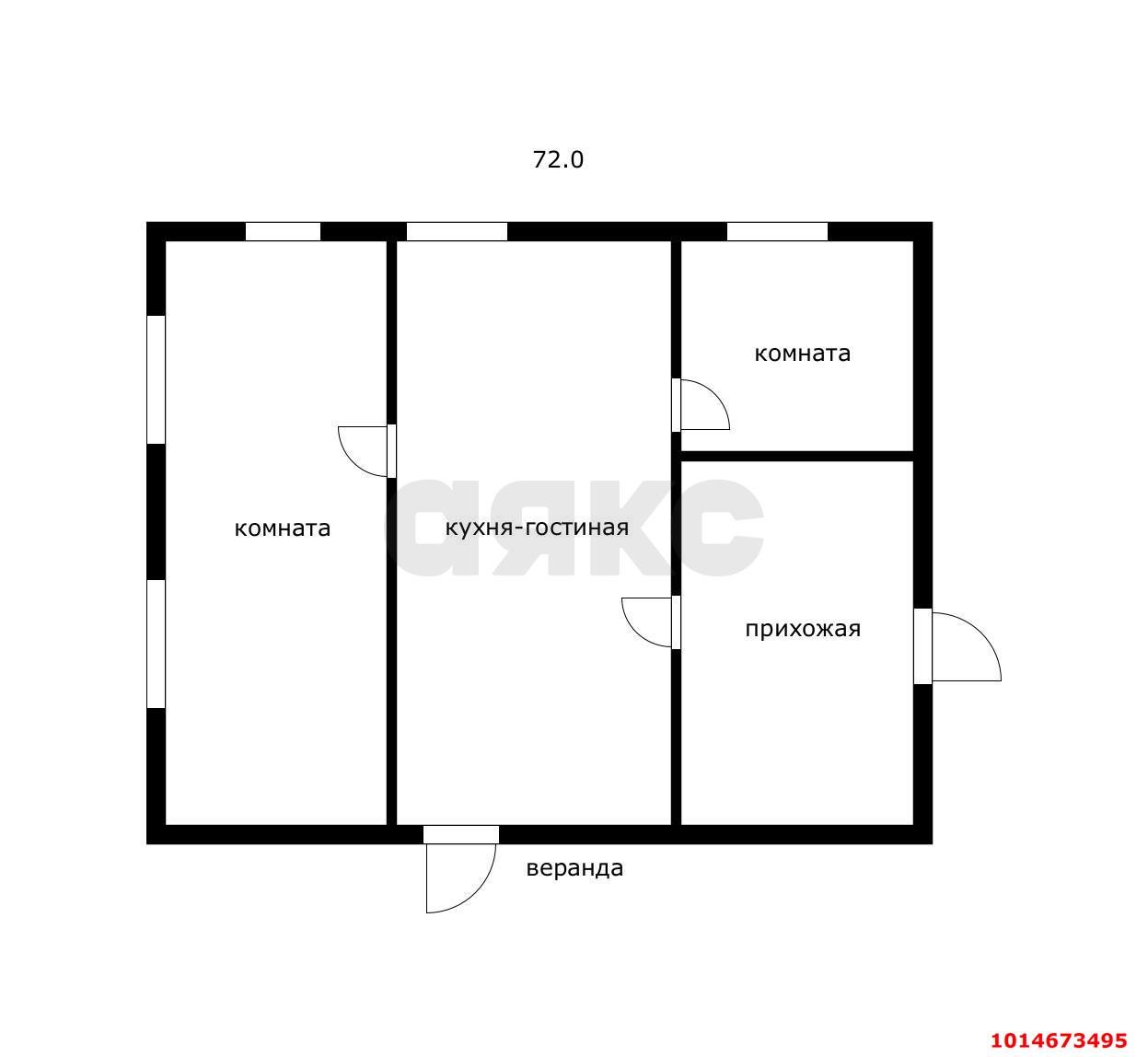 Фото №6: Дом 70 м² + 4 сот. - СНТ Кубаночка-Белозёрный, мкр. Прикубанский внутригородской округ, ул. Прохладная, 49