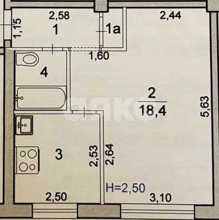 Фото №13: 1-комнатная квартира 31 м² - Волгоград, Ворошиловский, ул. Иркутская, 7