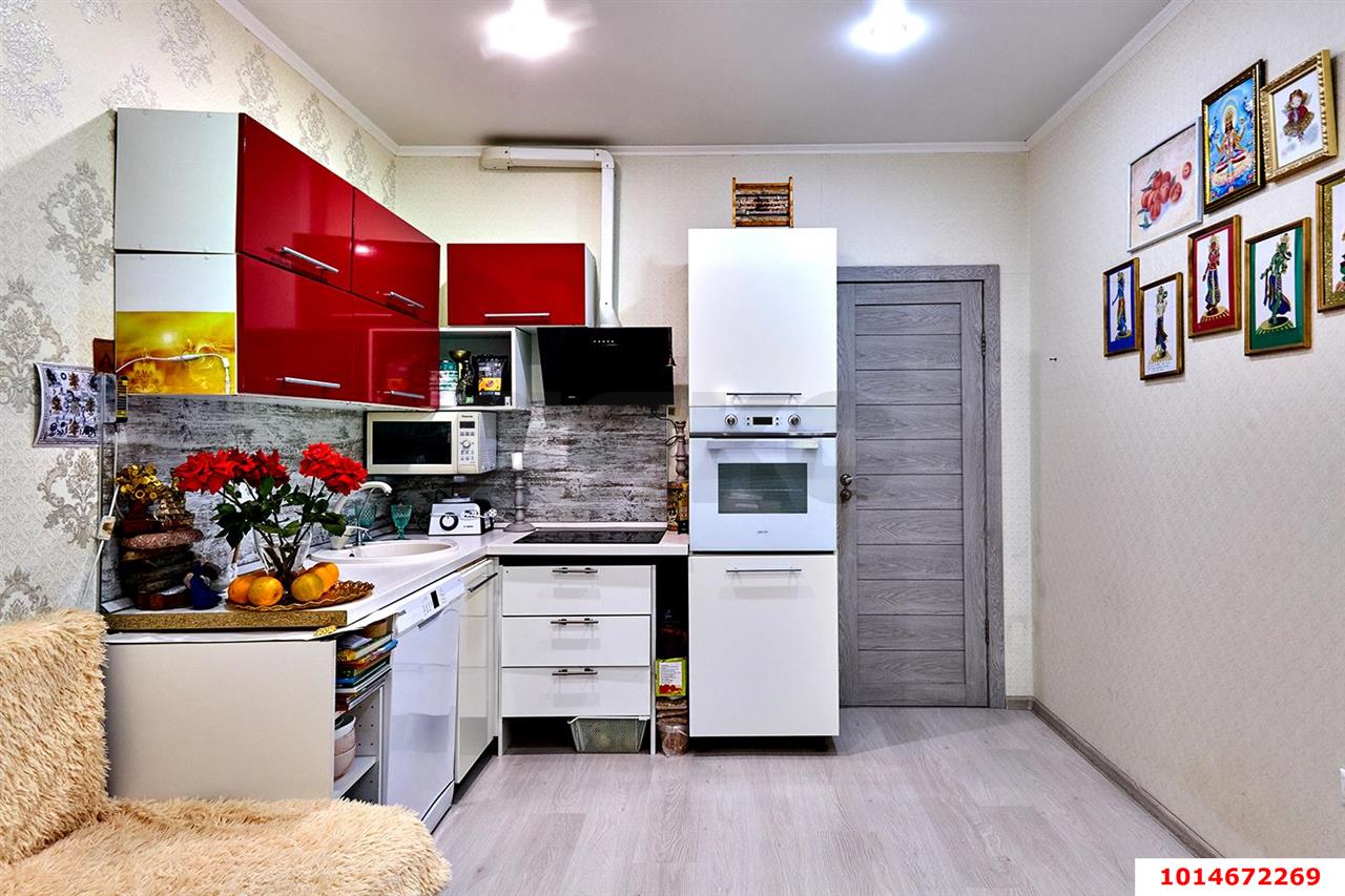 Фото №4: 1-комнатная квартира 40 м² - Краснодар, Славянский, ул. Заполярная, 37к3
