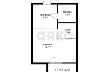 Фото №1: Студия 27 м² - Пригородный, мкр. жилой комплекс Фруктовый Сад, 2