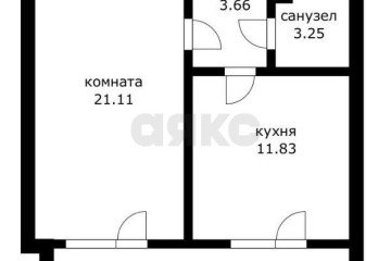 Фото №1: 1-комнатная квартира 44 м² - Краснодар, мкр. Завод Измерительных Приборов, ул. Московская, 92