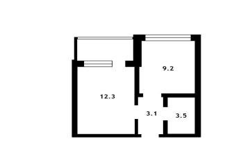 Фото №4: 1-комнатная квартира 28 м² - Краснодар, мкр. Прикубанский внутригородской округ, ул. Калужская, 15