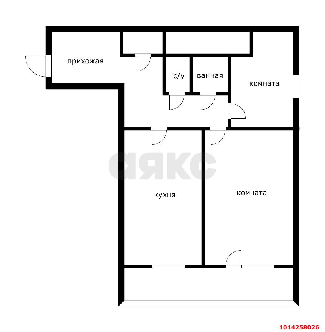 Фото №16: 2-комнатная квартира 53 м² - Краснодар, Западный внутригородской округ, ул. Красная, 155/1