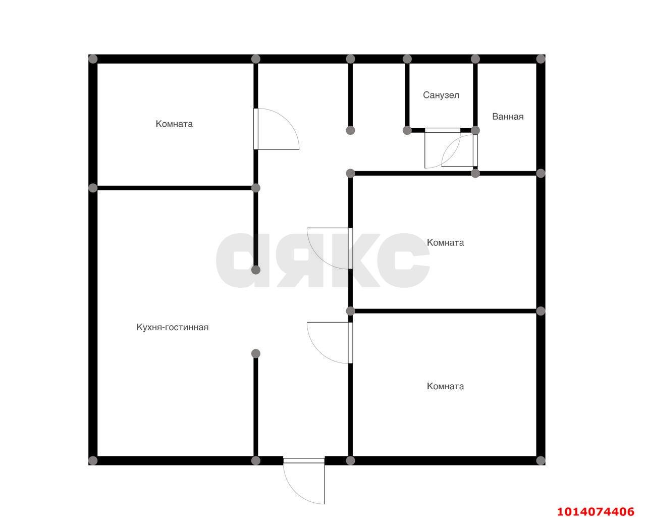 Фото №6: Дом 95 м² + 4.5 сот. - Знаменский, Карасунский внутригородской округ, мкр. СТ Чайка, ул. Центральная, 48