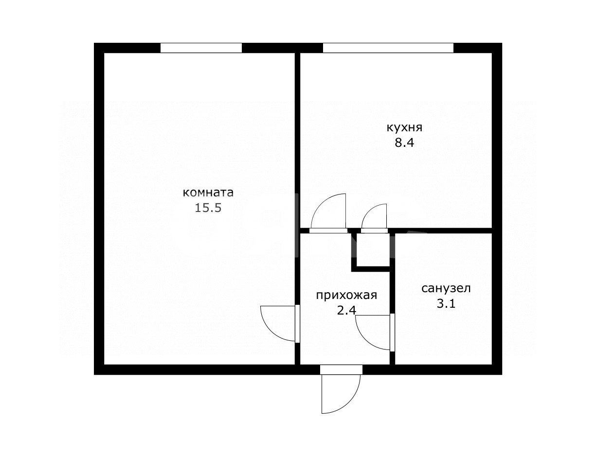 Фото №13: 1-комнатная квартира 31 м² - Сочи, Заречный, ул. Абрикосовая, 19