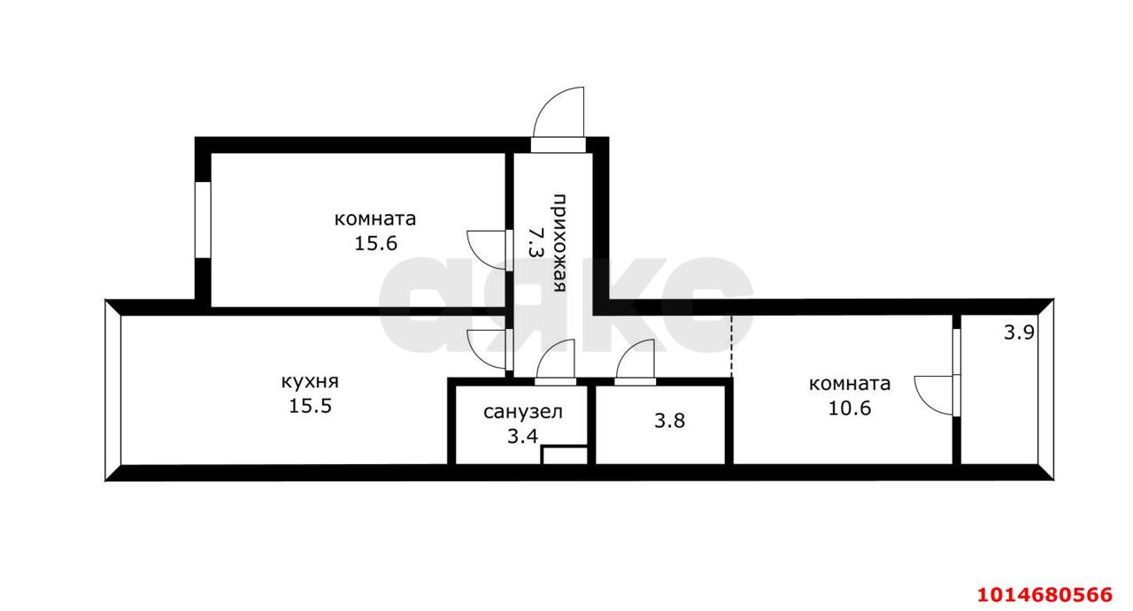 Фото №16: 2-комнатная квартира 60 м² - Краснодар, жилой комплекс Усадьба, ул. имени Валерия Вишневецкого, 11