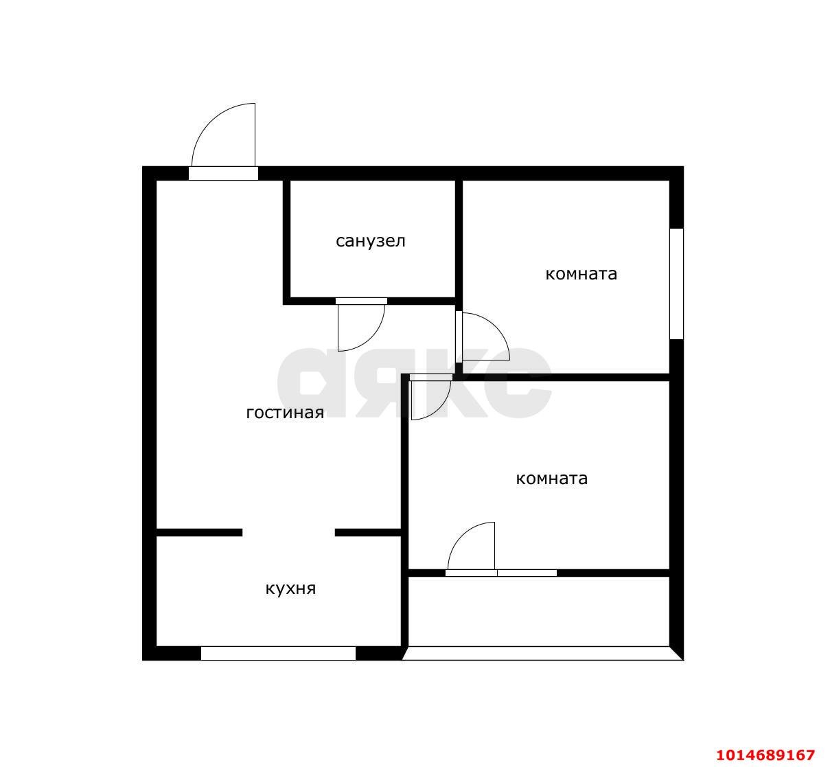 Фото №12: 2-комнатная квартира 55 м² - Краснодар, Комсомольский, ул. Сормовская, 122