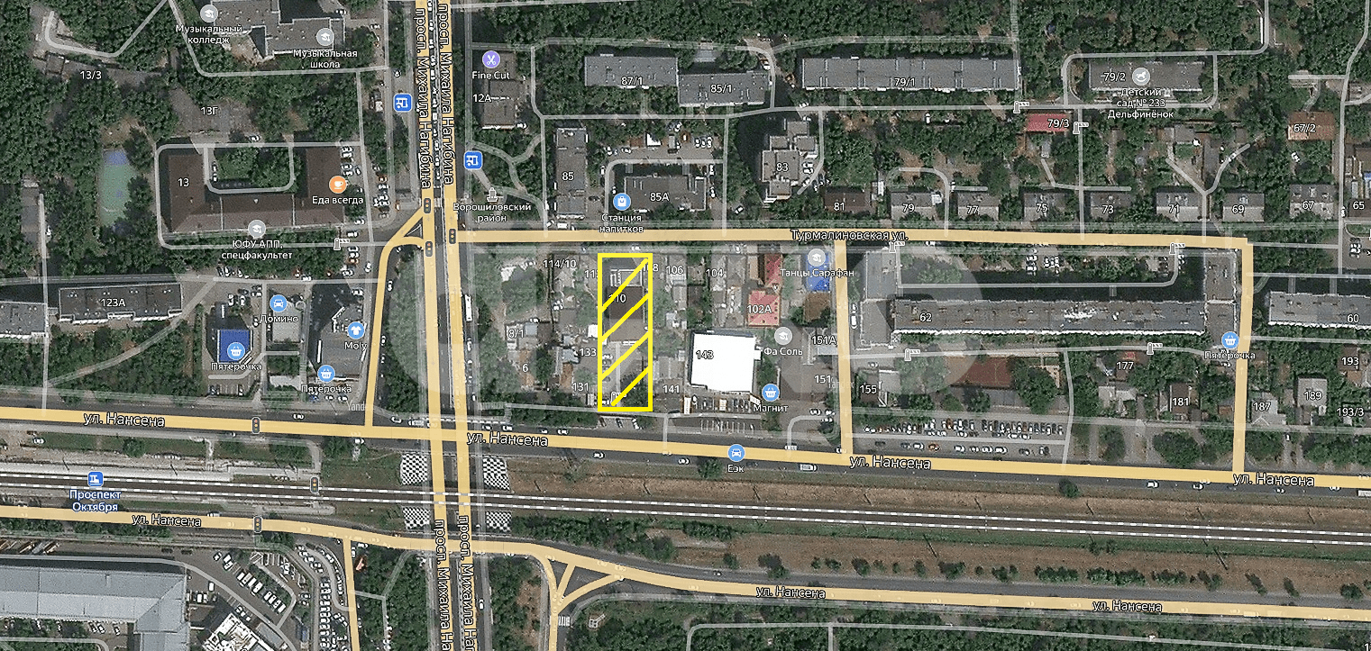 Фото №3: Коммерция 1700 м² - Ростов-на-Дону, Ворошиловский, ул. Турмалиновская, 110