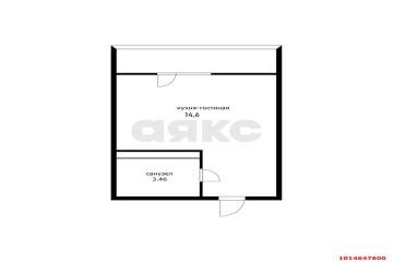 Фото №5: Студия 20 м² - Краснодар, мкр. ЖК Тёплые Края, ул. им. Александра Гикало, 11к2